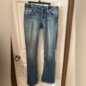 Miss Me Blue Boot Cut Jeans Womens 27